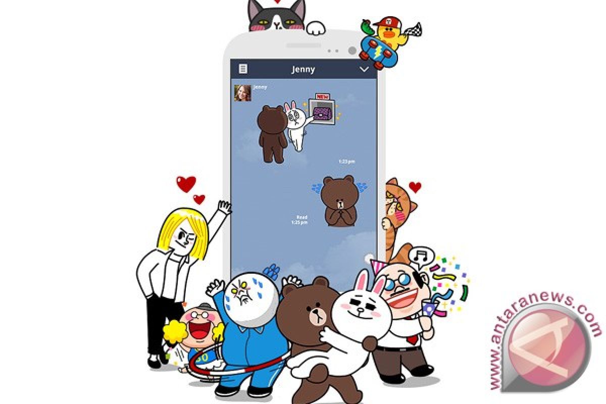 Pengguna LINE kini bisa bikin dan jual stiker sendiri