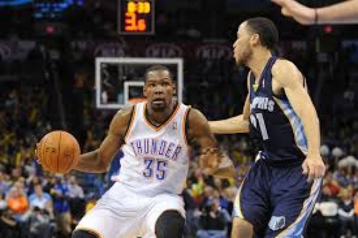 Durant bawa Thunder ungguli Grizzlies 100-86