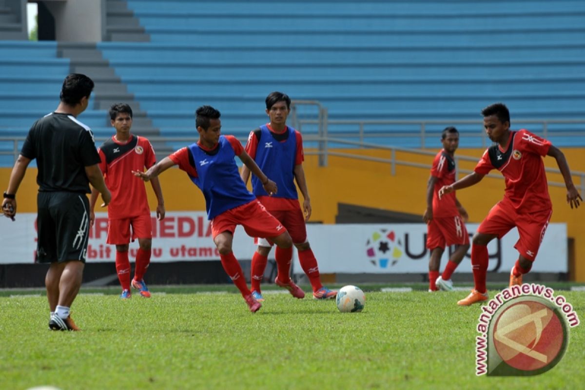 Tim Semen Padang U-21  jajal Stadion Jakabaring