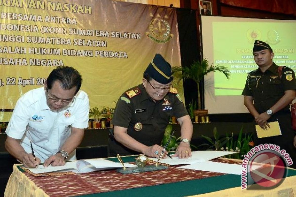 KONI Sumsel minta pendampingan Jaksa Pengacara Negara 