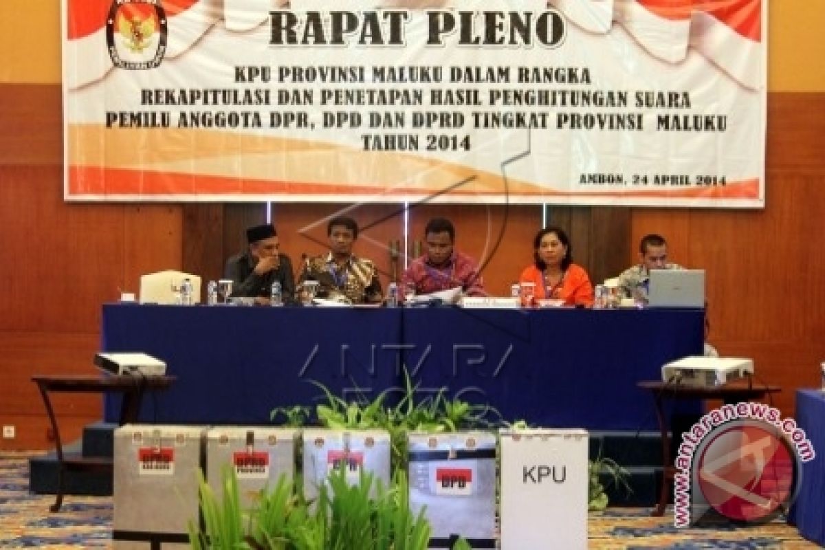 KPU Maluku: Rekapitulasi Suara Baru Empat Kabupaten