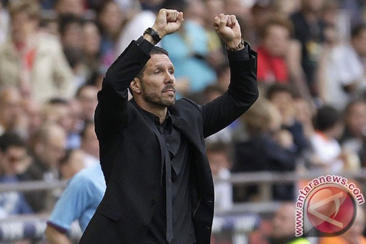 Diego Simeone punya resep hadapi Barca dan Madrid