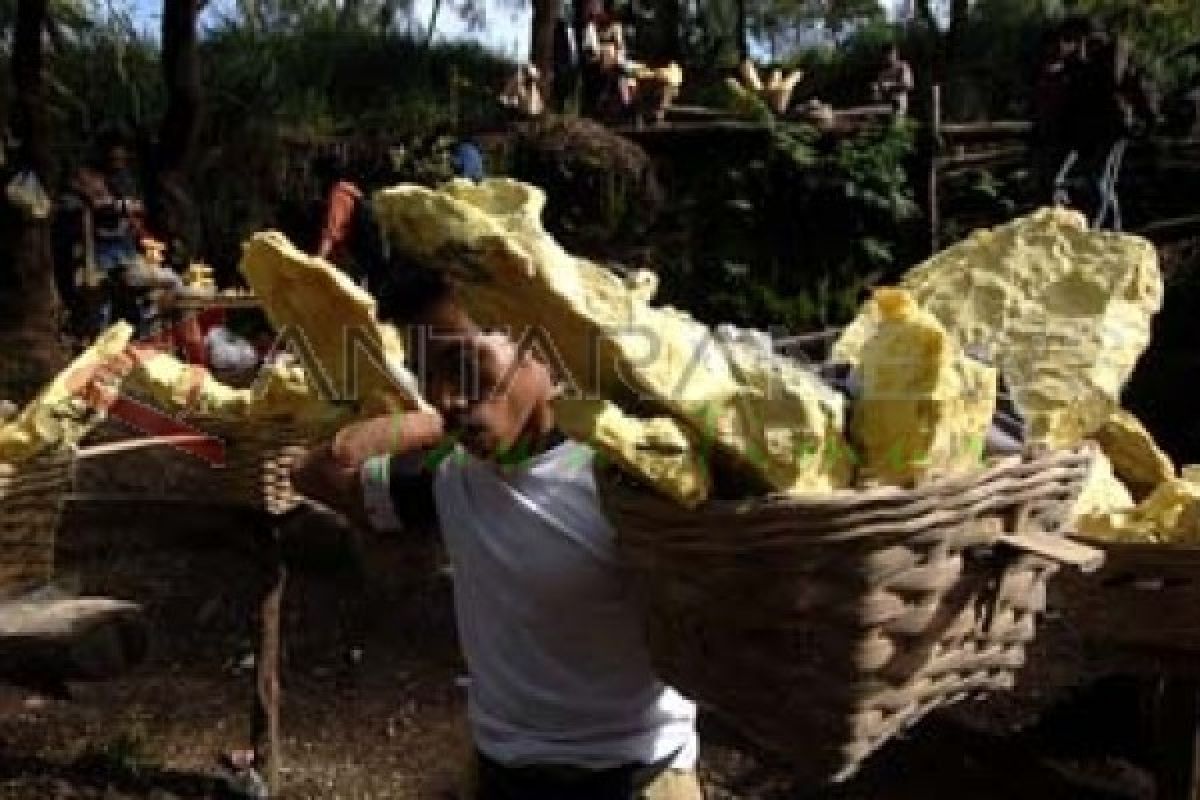 Penambang Belerang Kawah Ijen