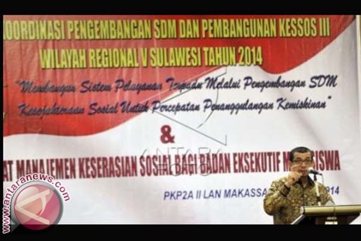 Penyelenggaraan Kesejahteraan Sosial Butuh SDM Handal