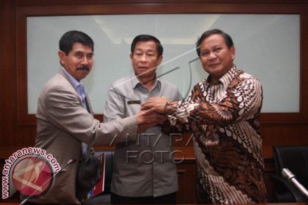 Prabowo Kunjungi DPP Pepabri Bantah Minta Dukungan