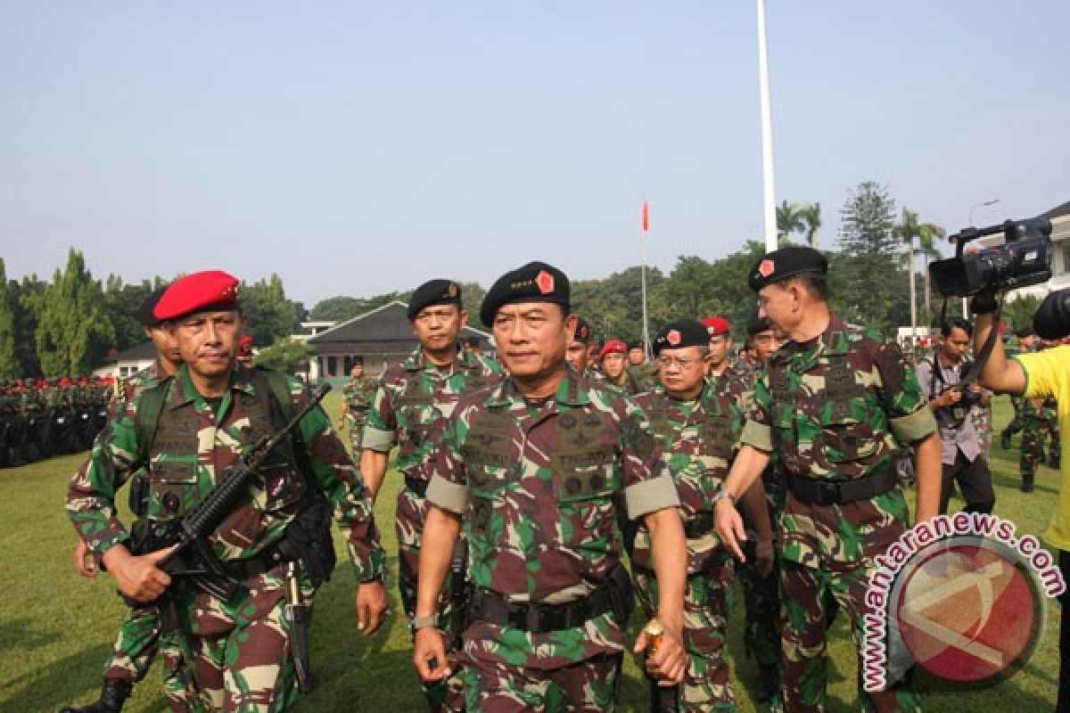 Panglima TNI sidak markas Kopassus