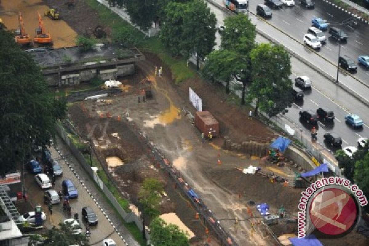 Proyek pembangunan MRT masuki konstruksi skala besar