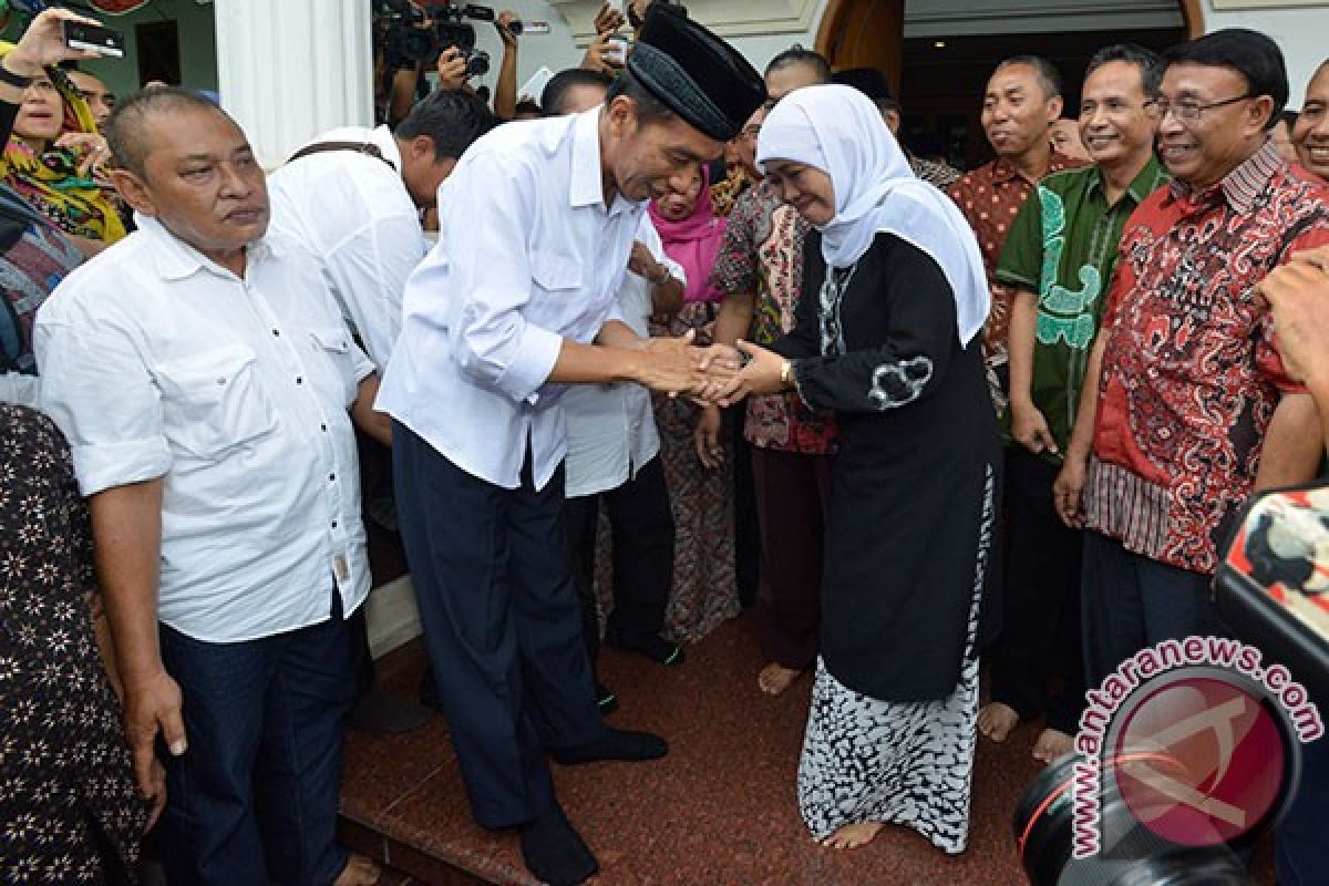 Jokowi umumkan Khofifah jadi jubir pilpres
