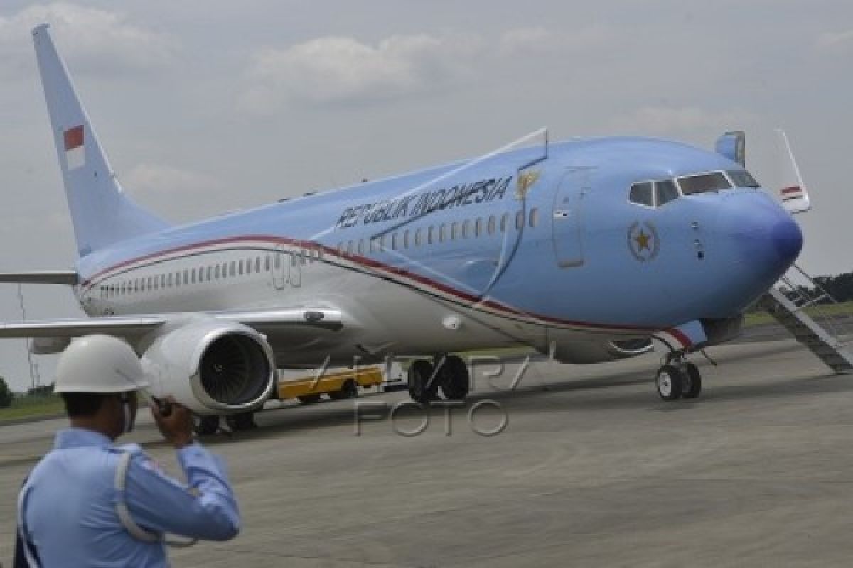 Presiden SBY Terbang Perdana Gunakan Pesawat Kepresidenan