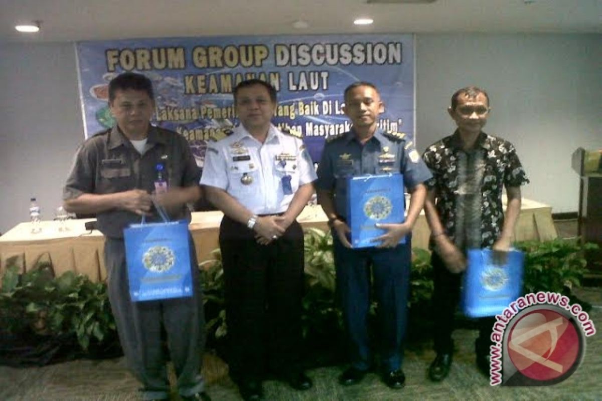 Bakorkamla gelar FGD keamanan Laut di Sulut 