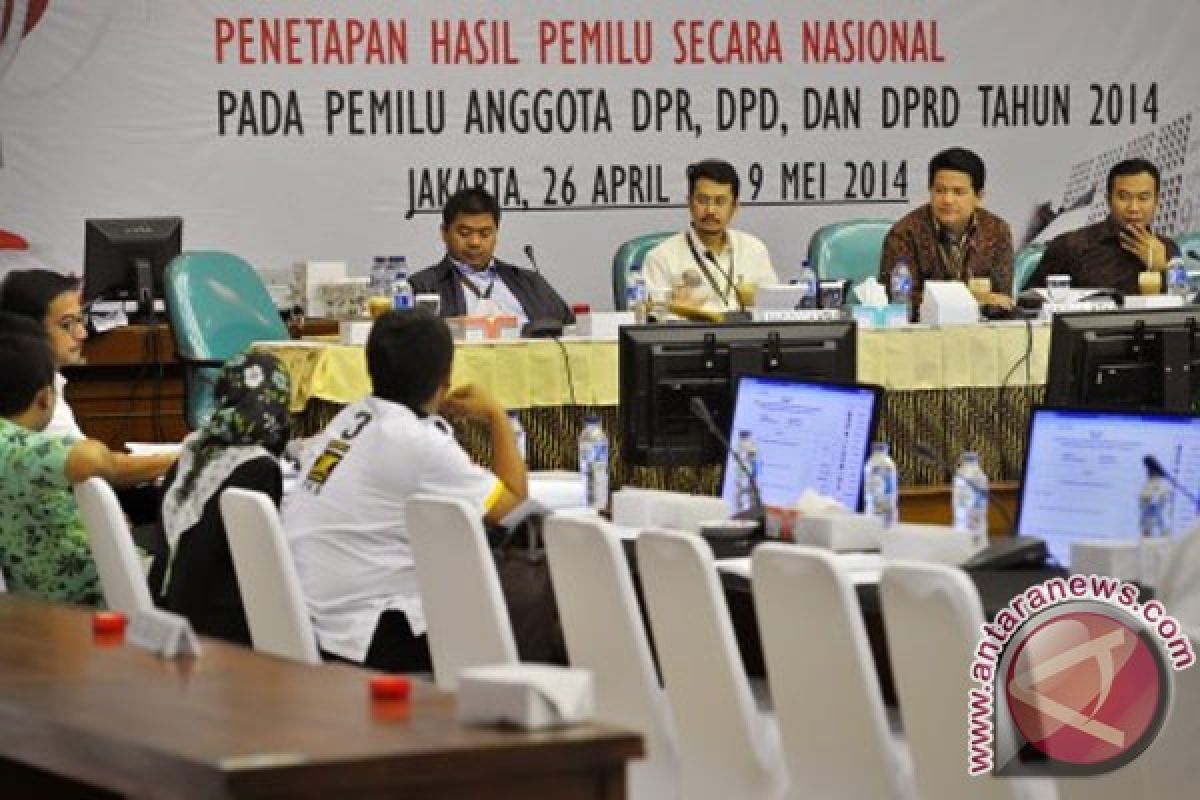 KPU Pusat belum selesaikan rekapitulasi