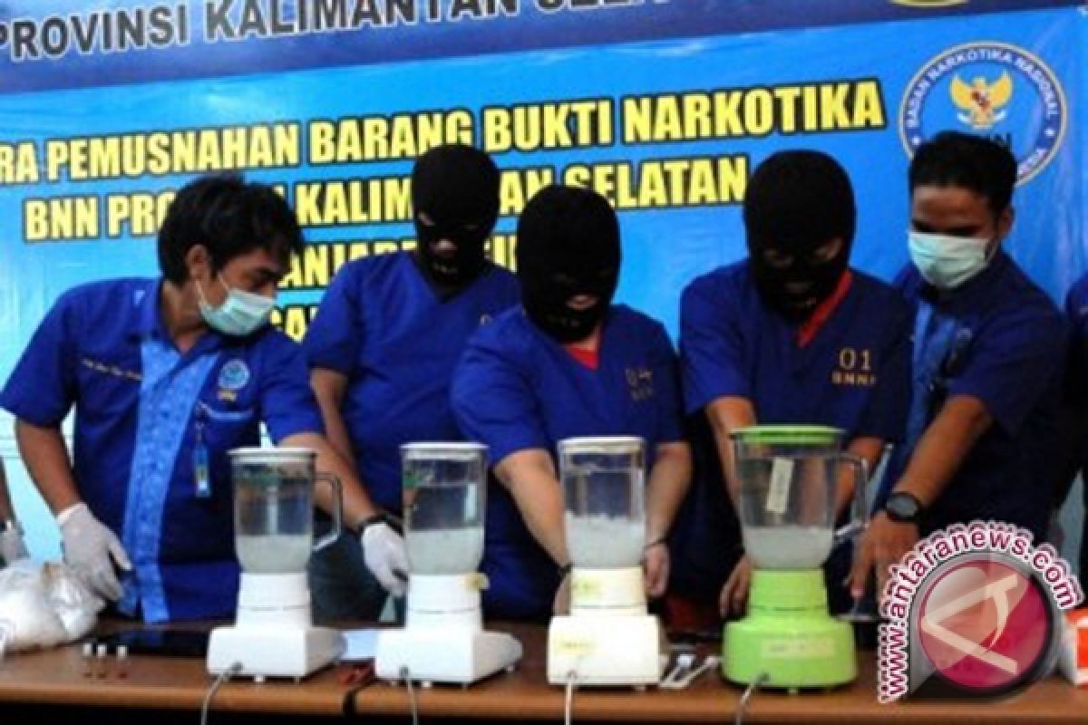 Banjar Police destroyed Rp2 billion narcotics