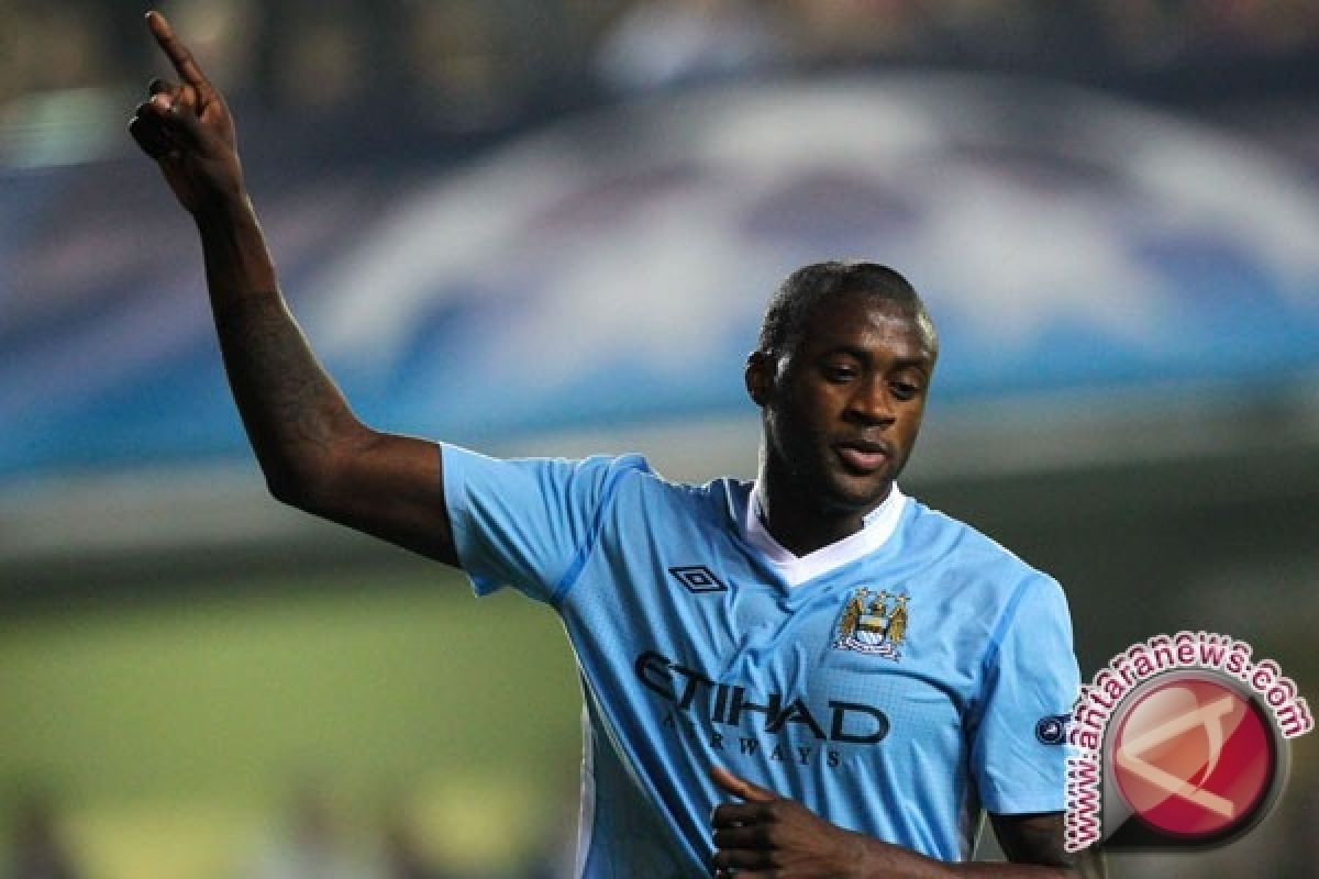 Kembali Bermain, Yaya Toure Menangkan Manchester City Lawan Crystal Palace