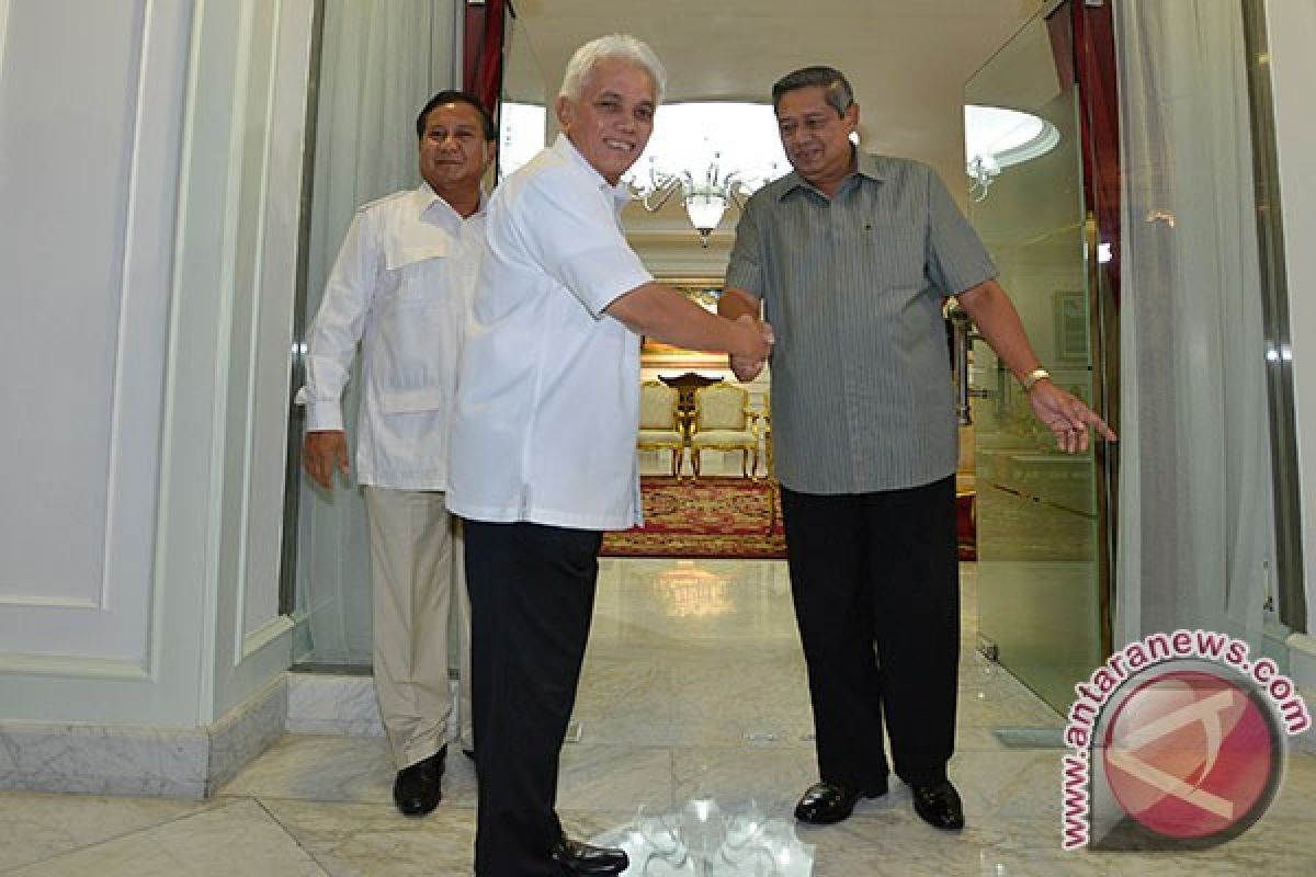 Yudhoyono explains presentation plan of Probowo-Hatta pair
