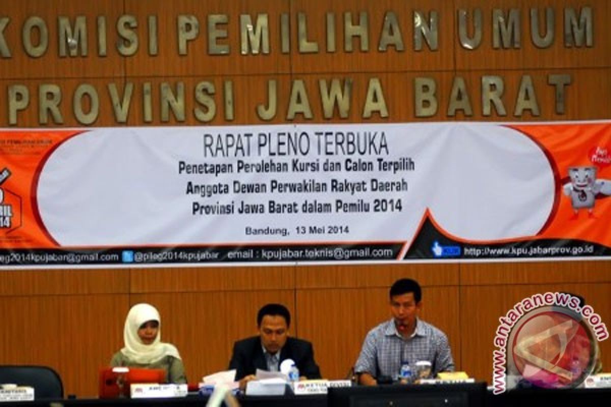 Ridwan, Deddy, Tb Hassanudin, Sudrajat, resmi calon gubernur Jabar