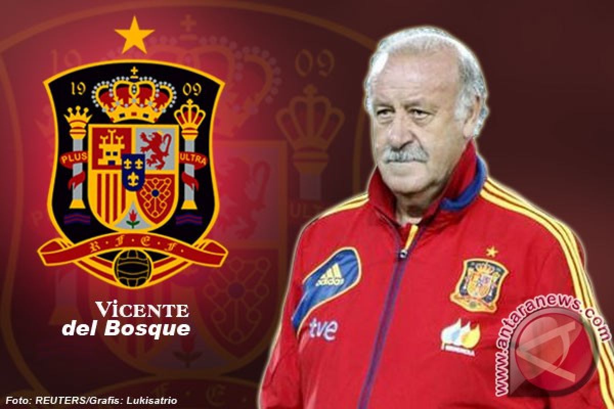 Del Bosque tetap latih "La Roja"