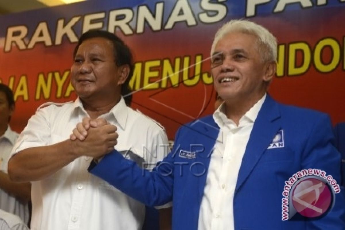 Rakernas PAN Resmikan Koalisi Dengan Gerindra