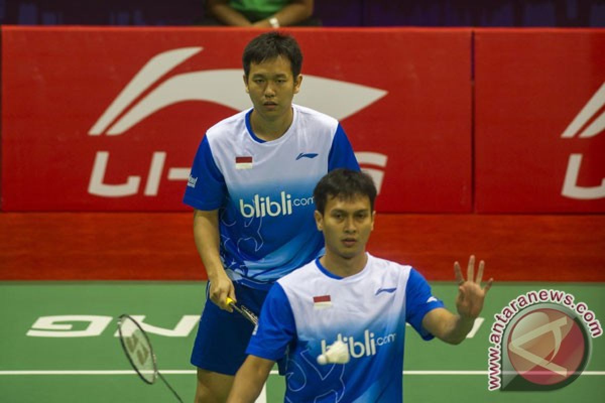 Hendra/Ahsan selangkah lagi pertahankan juara Jepang Terbuka