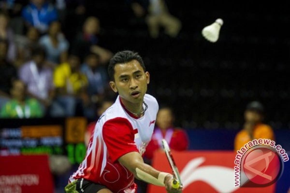 Tommy Sugiarto mundur saat lawan Lin Dan