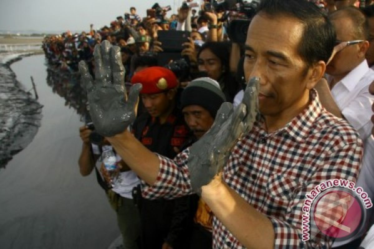 Jokowi attends commemoration of Lapindo mudflow disaster