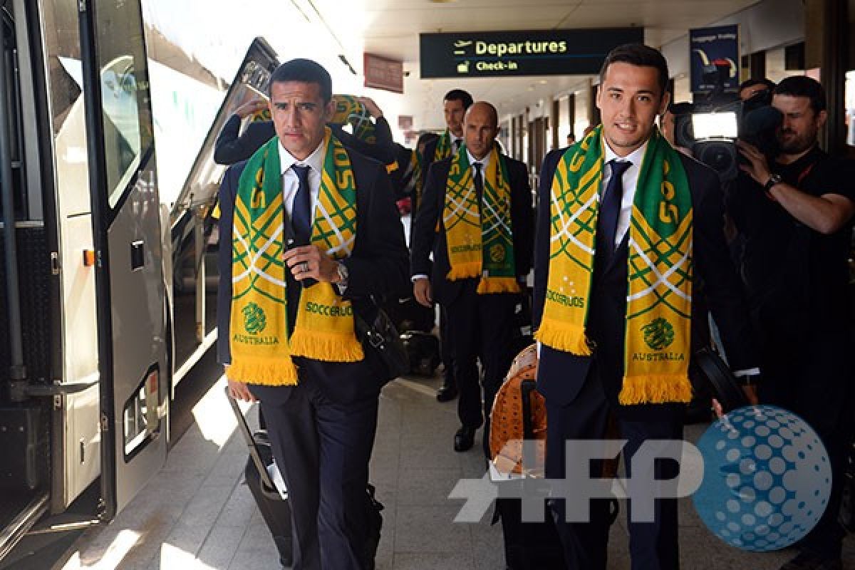 Tim Australia sudah tiba di Brasil