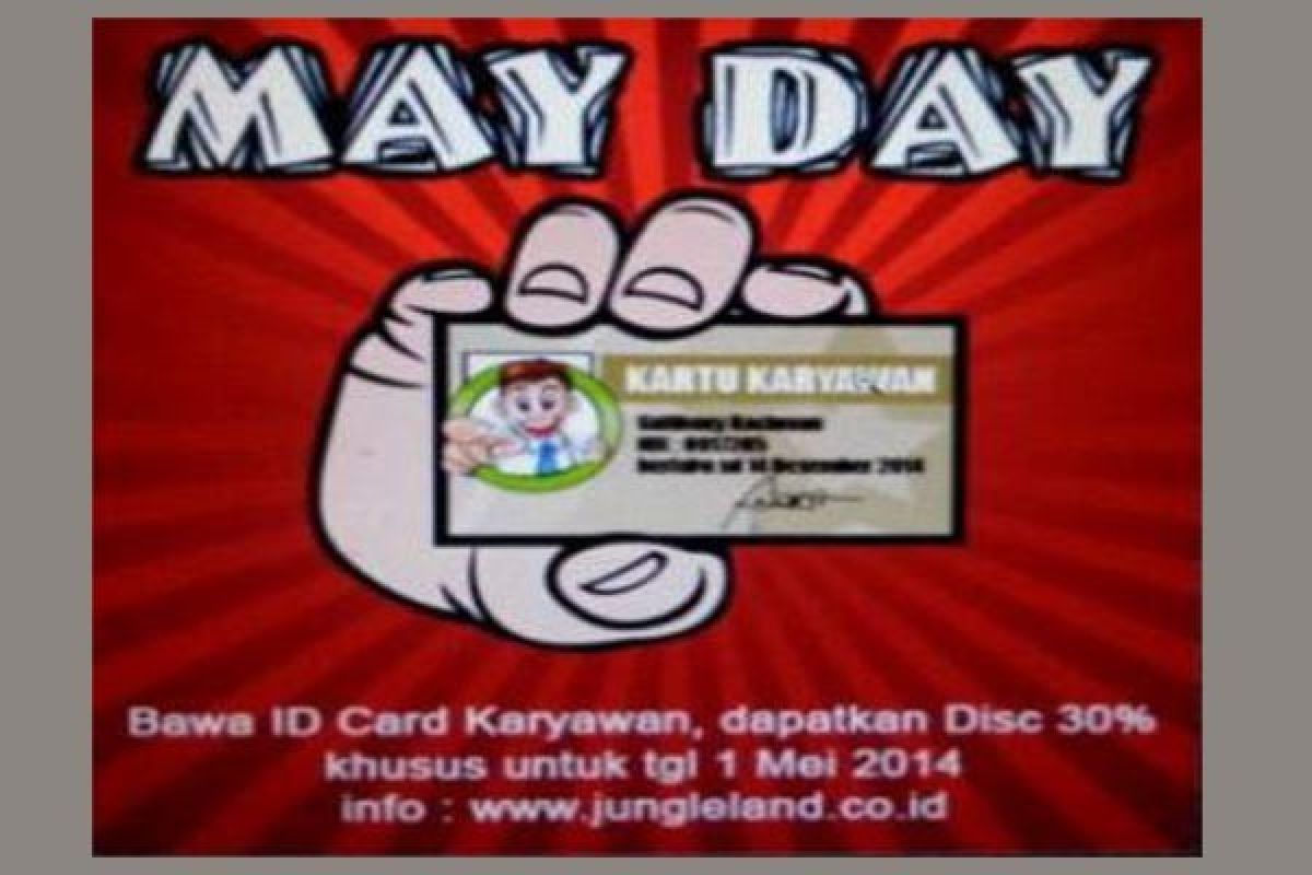 May Day Jungleland beri potongan harga tiket