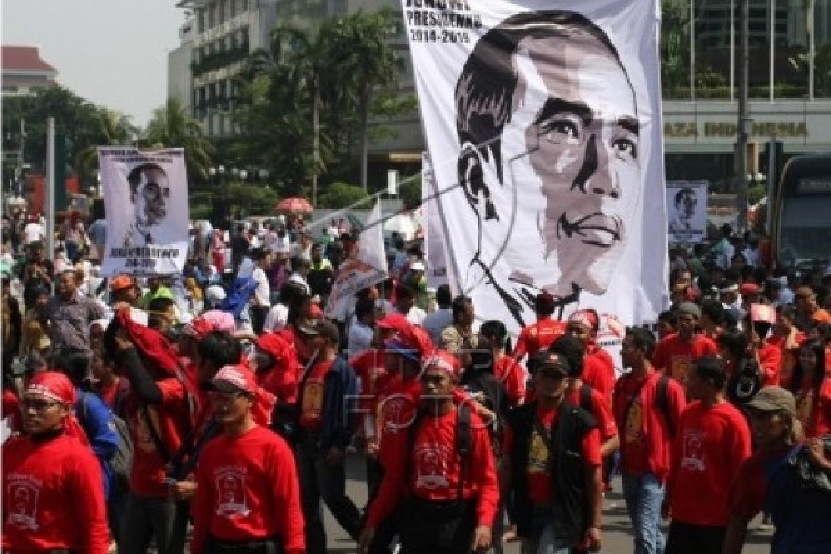 Pedagang Pasar Triwindu Deklarasi Jadi Sukarelawan Jokowi