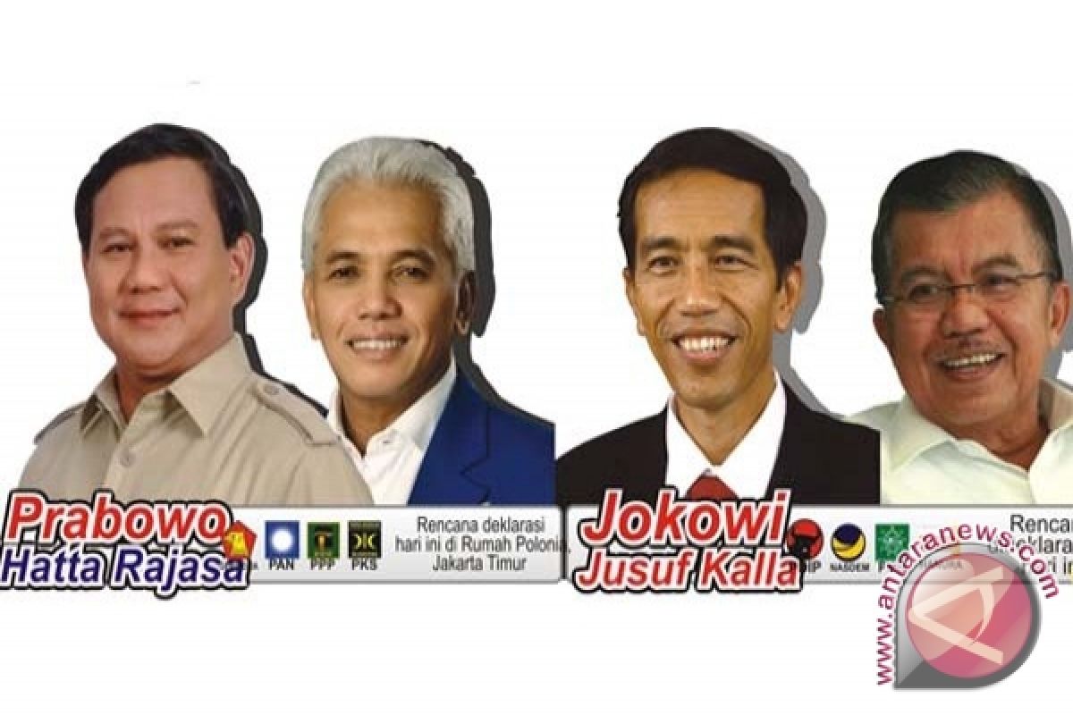 Prabowo-Hatta Tiba di KPU Salami Kubu Jokowi-JK