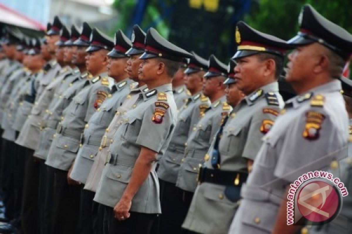 Personel Polres Banjar Jaga TPS Terjauh H-2