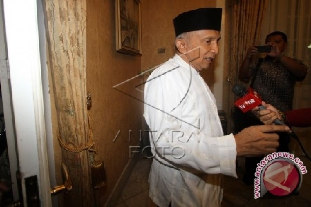 Amien Rais batal beberkan data di pansus angket KPK