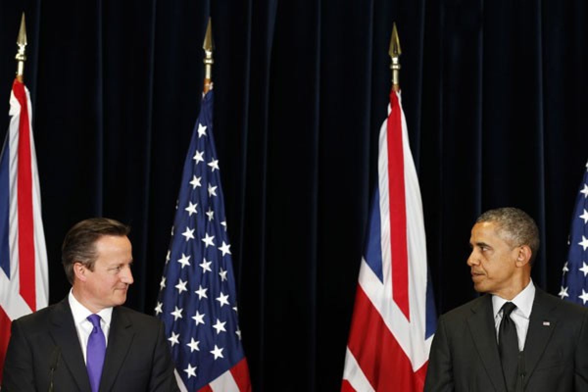 Obama-Cameron bahas situasi dunia melalui telepon