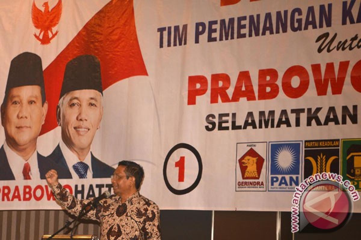 Mahfud targetkan perolehan suara Prabowo-Hatta 64 persen