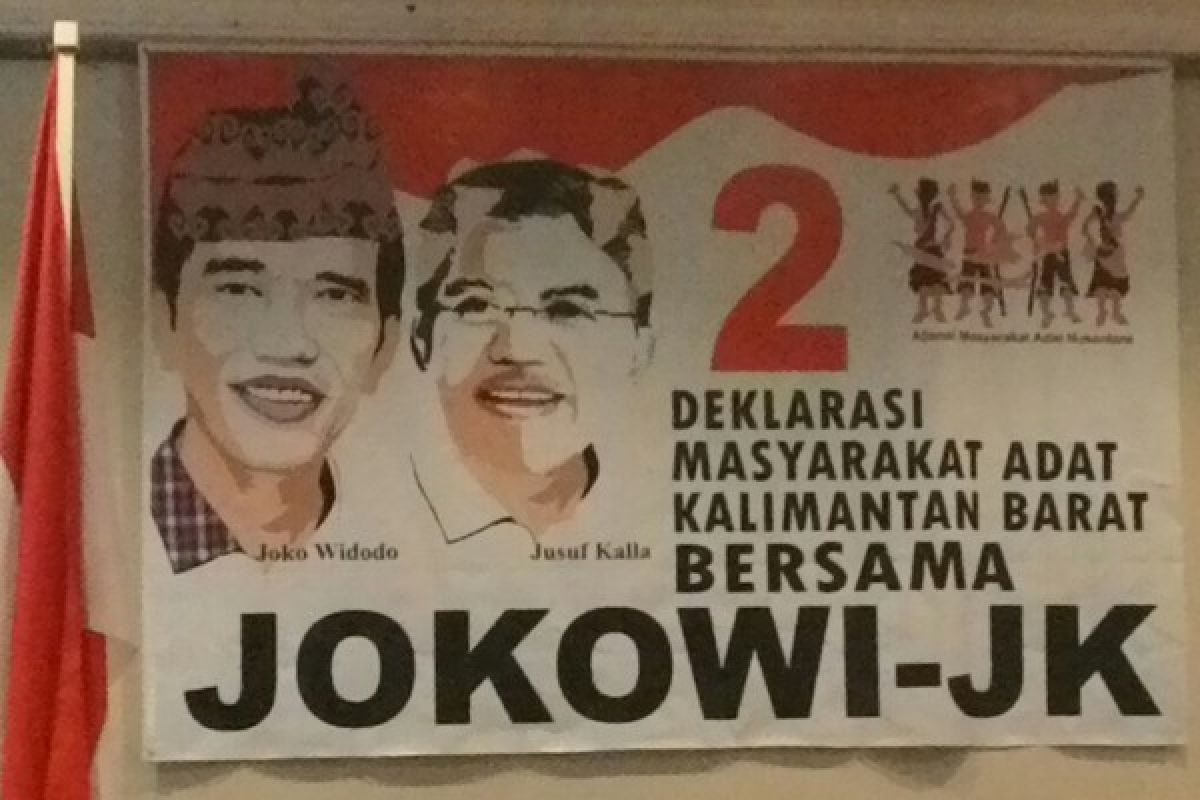 Masyarakat Adat Nusantara Kalbar Dukung Jokowi-JK