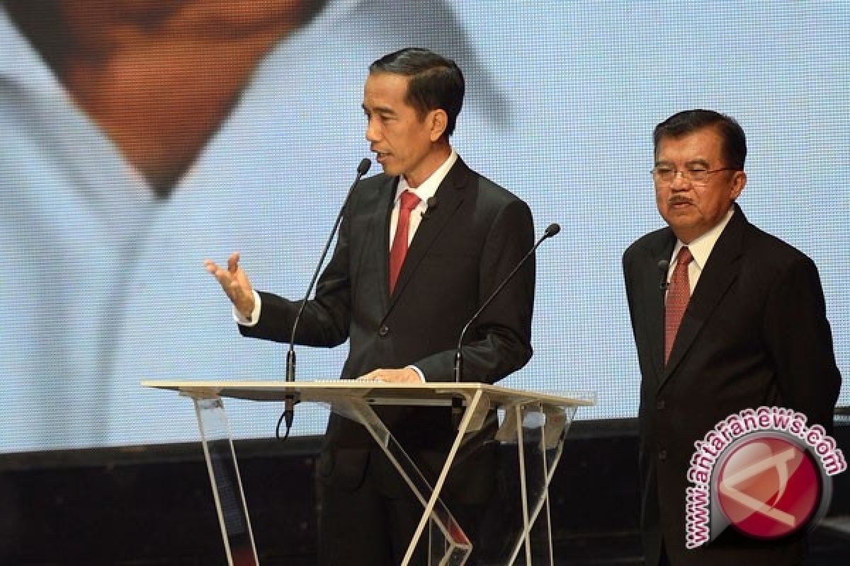 Jokowi mengaku tidak grogi pada debat capres