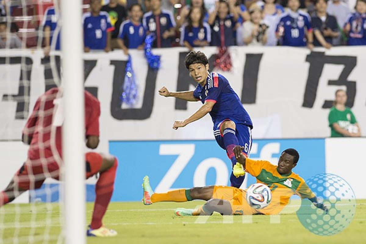 Jepang bekuk Zambia 4-3