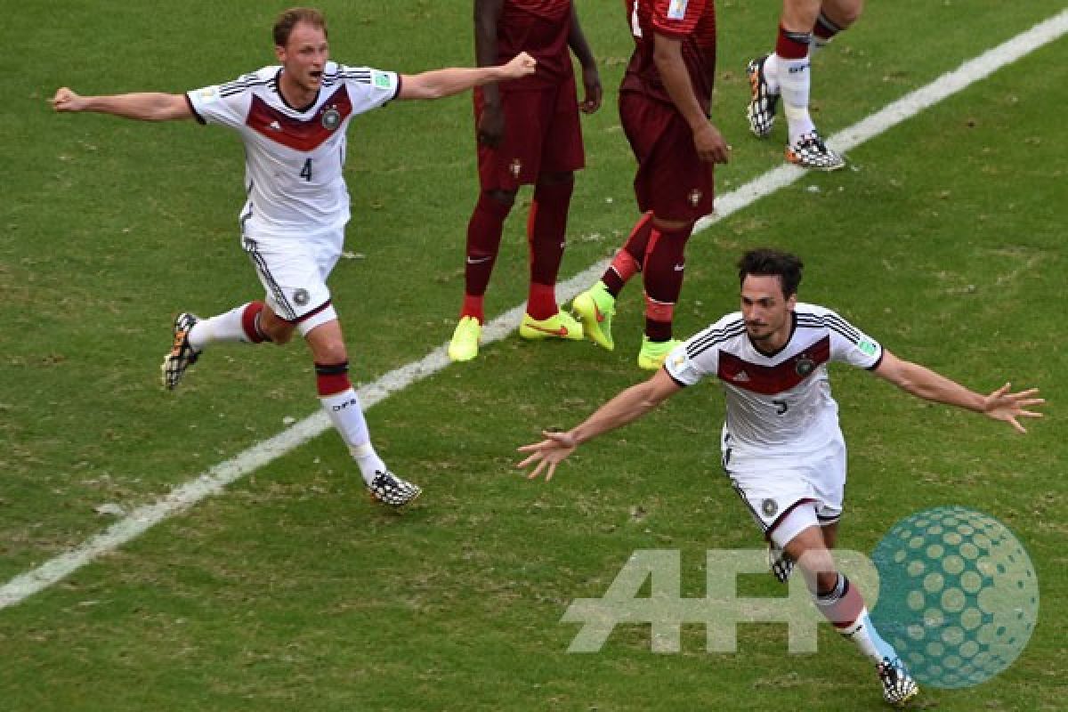 Hummels buat Jerman unggul sementara 2-0