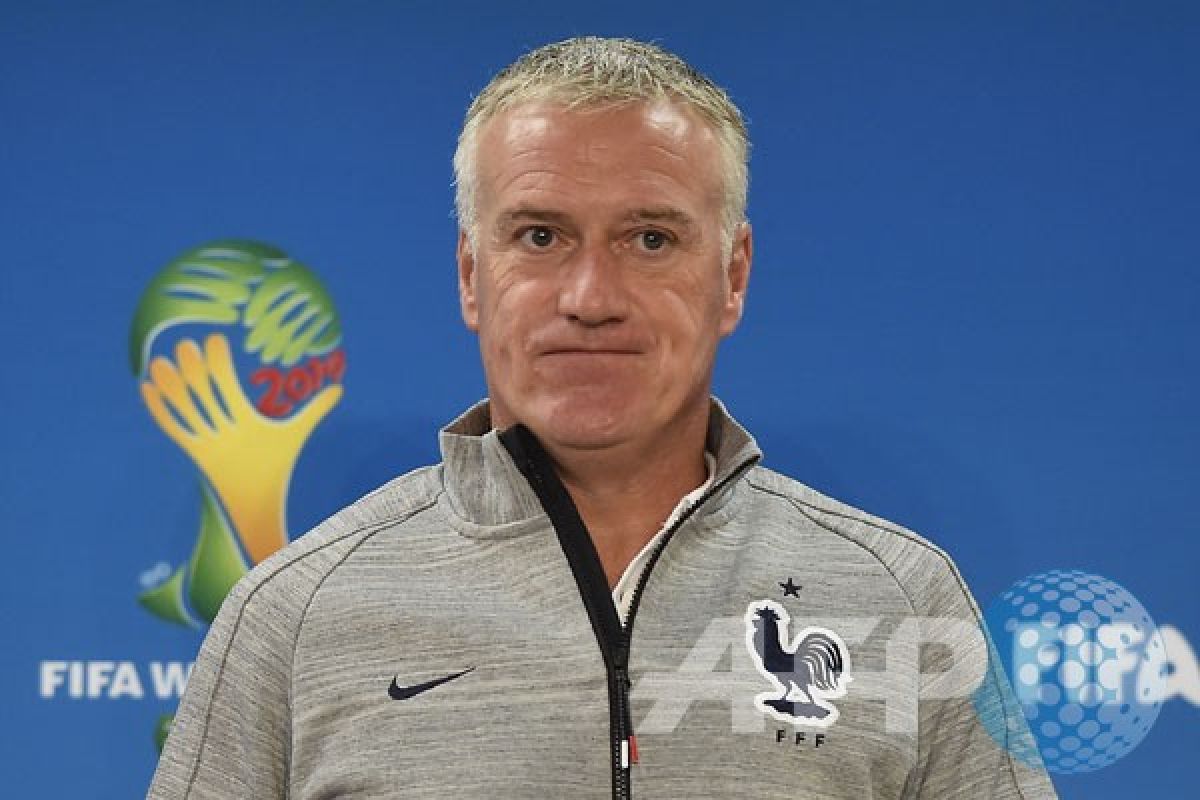 Deschamps: Prancis harus juara grup di Piala Dunia Rusia