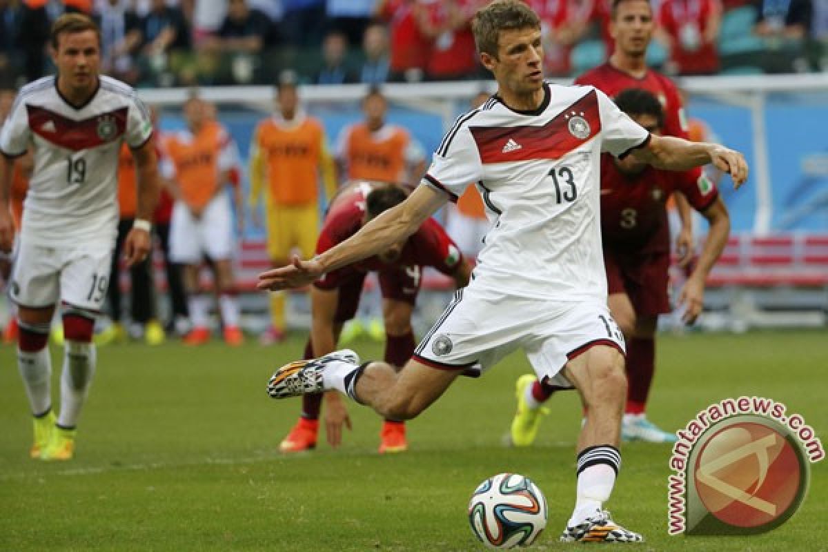Jerman atasi Portugal 3-0 di babak pertama