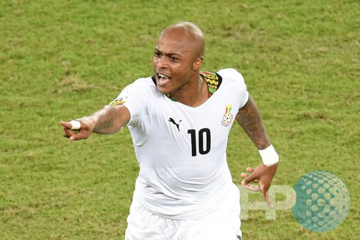 Andre Ayew menuju pemain legendaris Ghana 