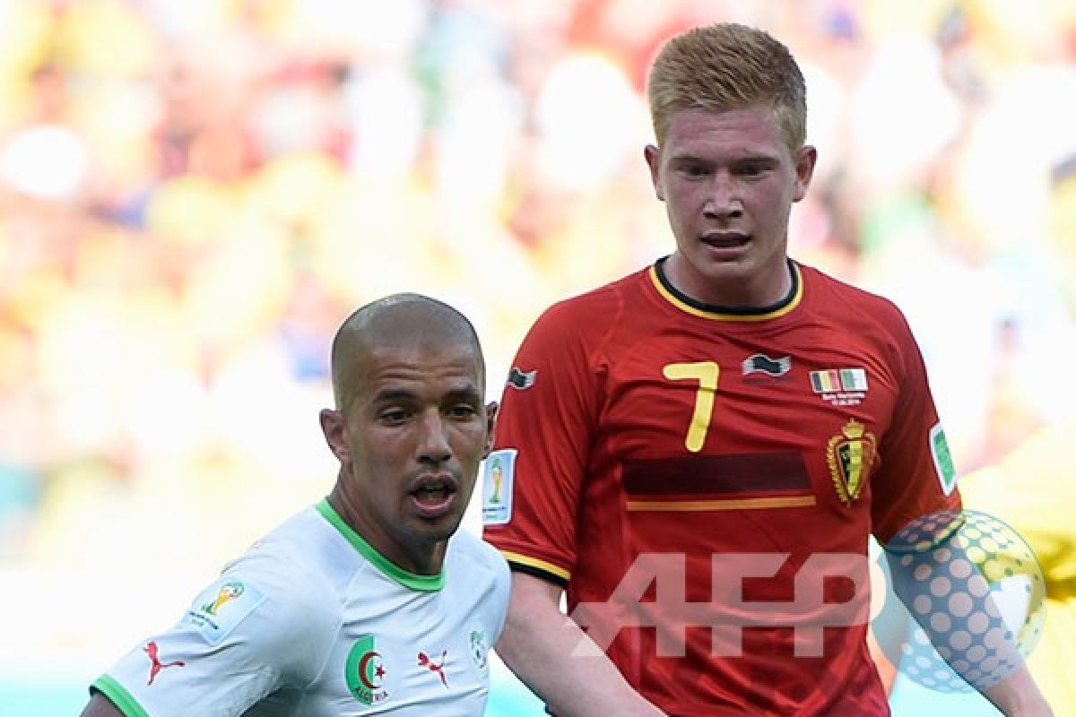 Kevin de Bruyne "man of the match" Belgia vs Aljazair
