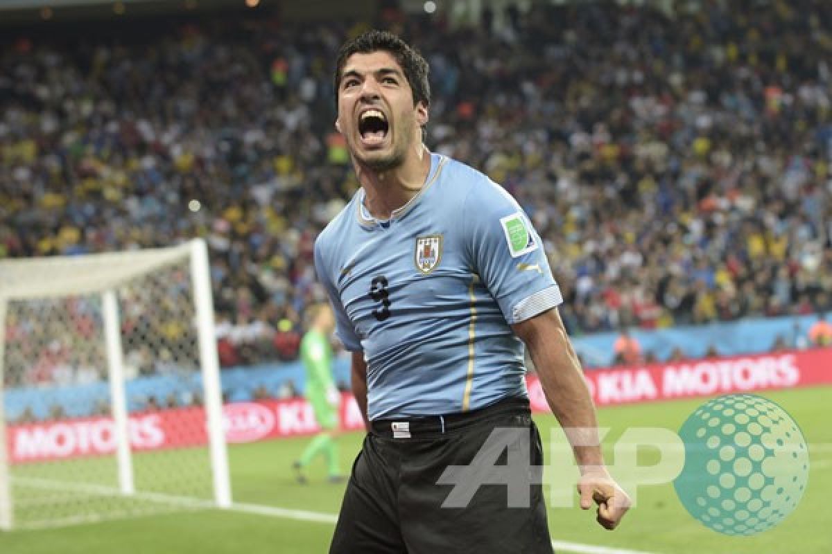 Uruguay ke posisi dua usai tekuk Paraguay 2-1 