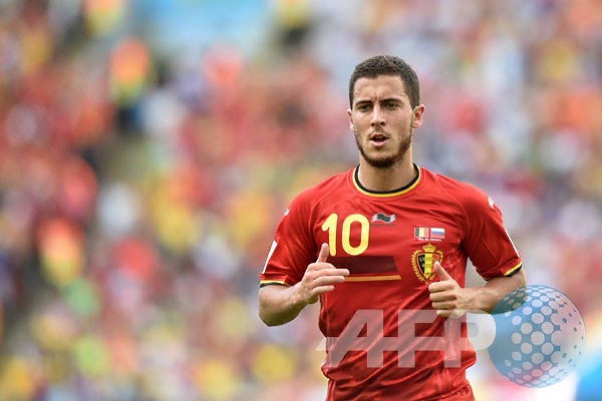 Hazard dukung Mesir karena bersahabat dengan Mohamed Salah