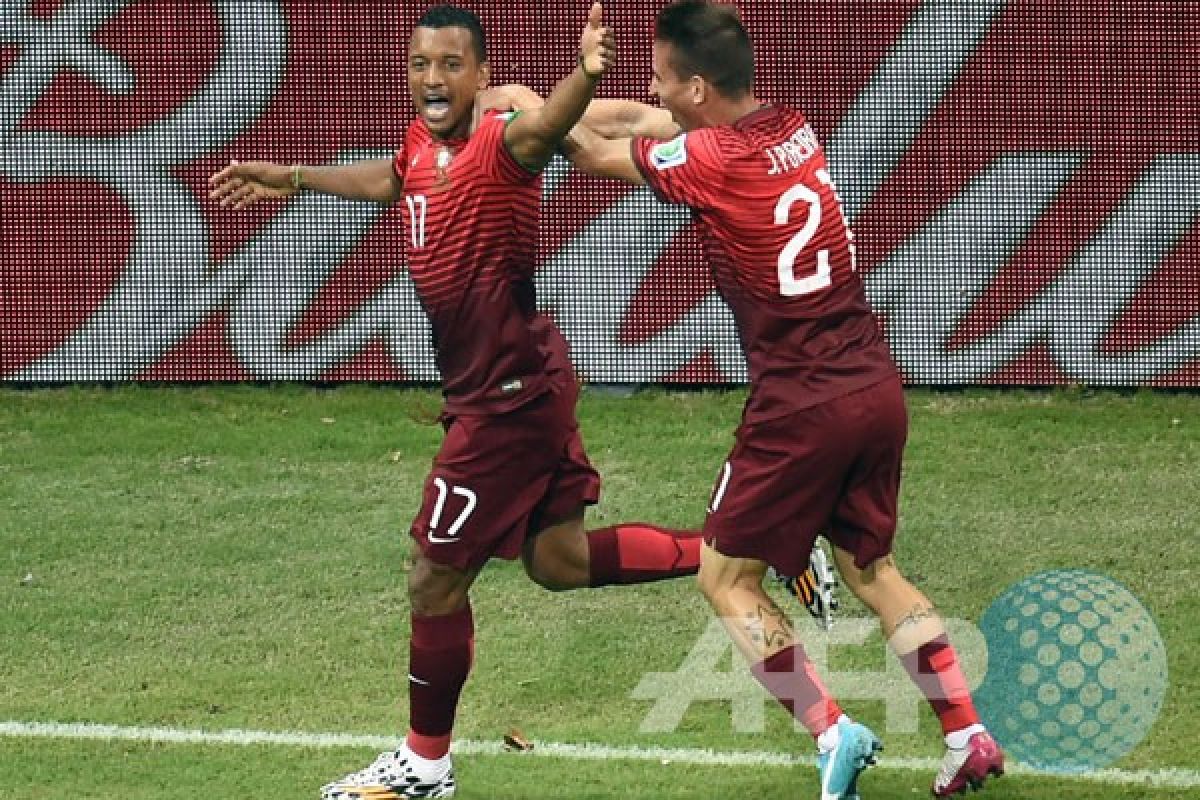 Portugal sementara unggul 1-0 atas atas AS