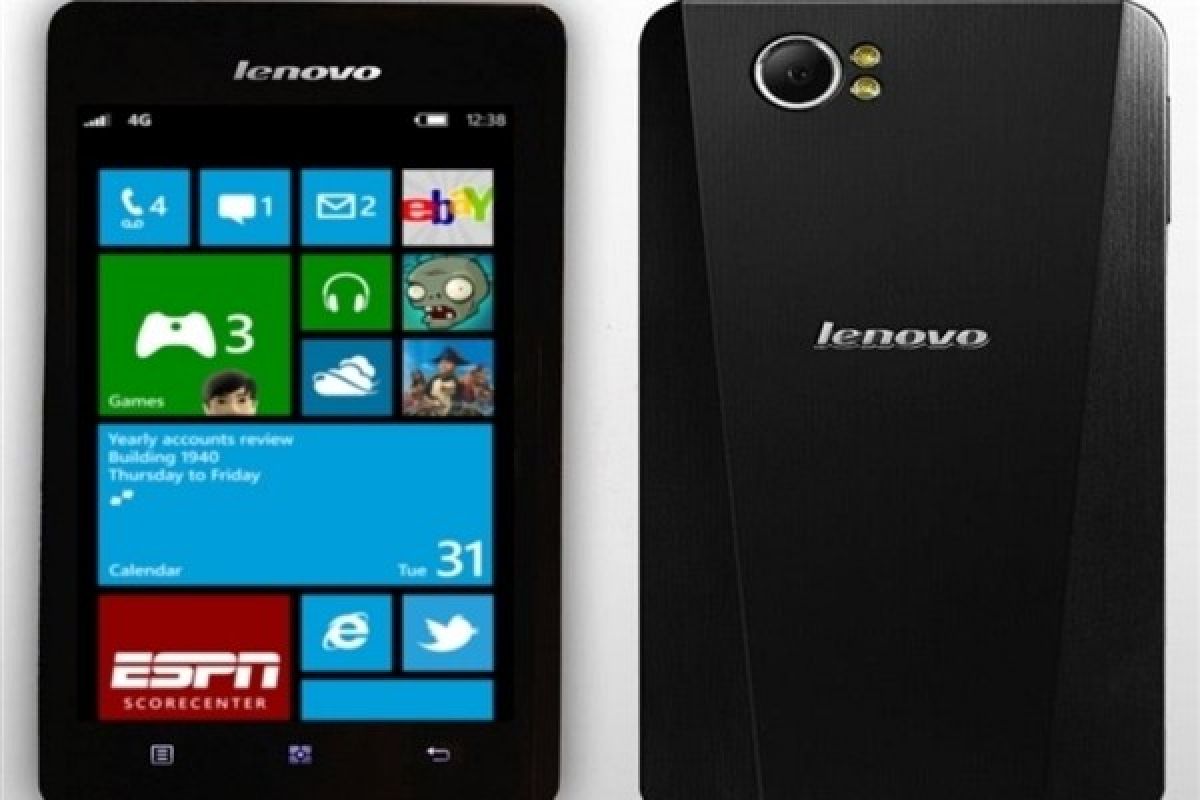 Tampilan Windows Phone dari Lenovo Terkuak di Internet