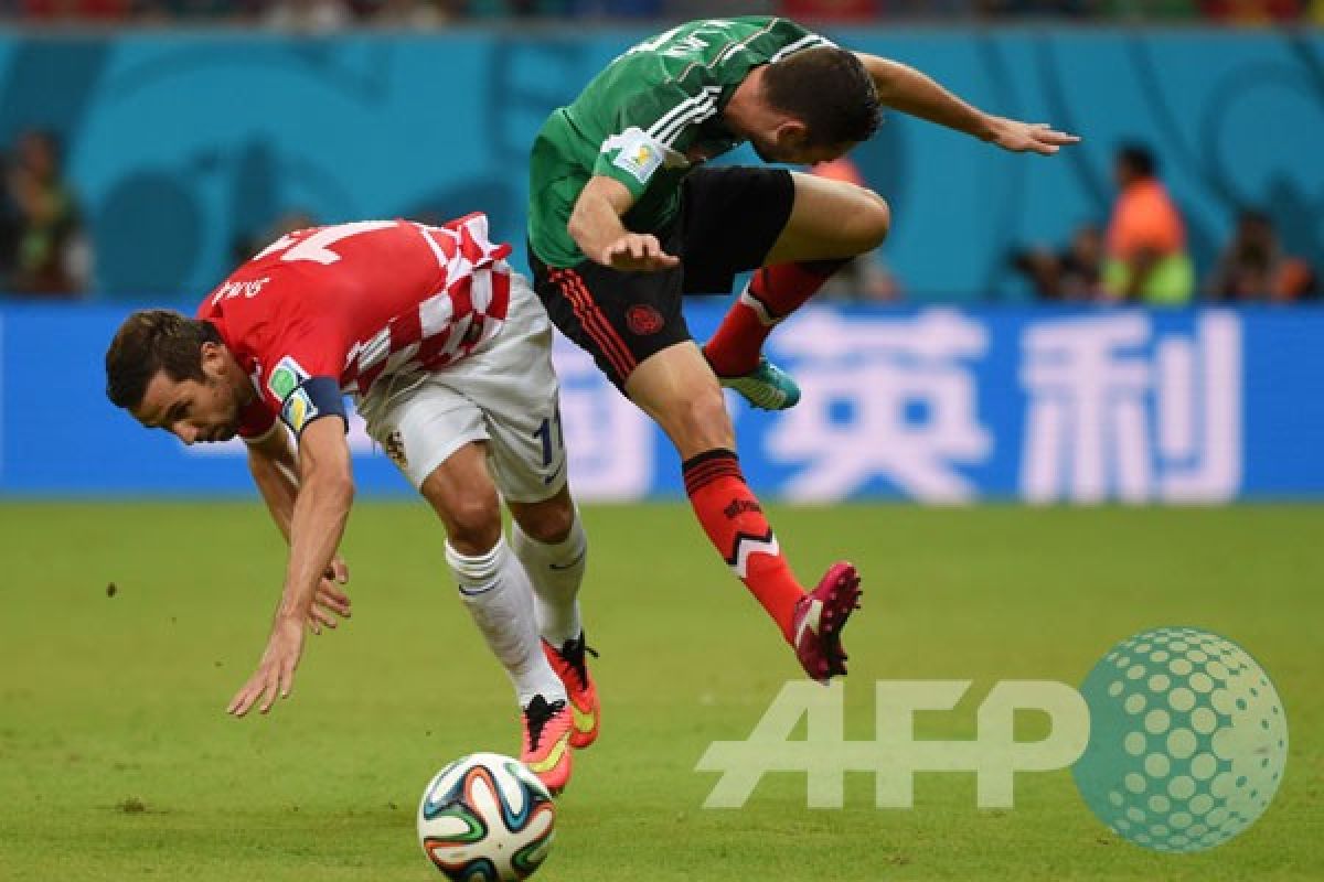 Kroasia vs Meksiko masih 0-0 babak pertama