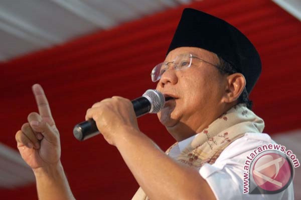 Prabowo tak masalah Gerindra tak punya wakil di MPR