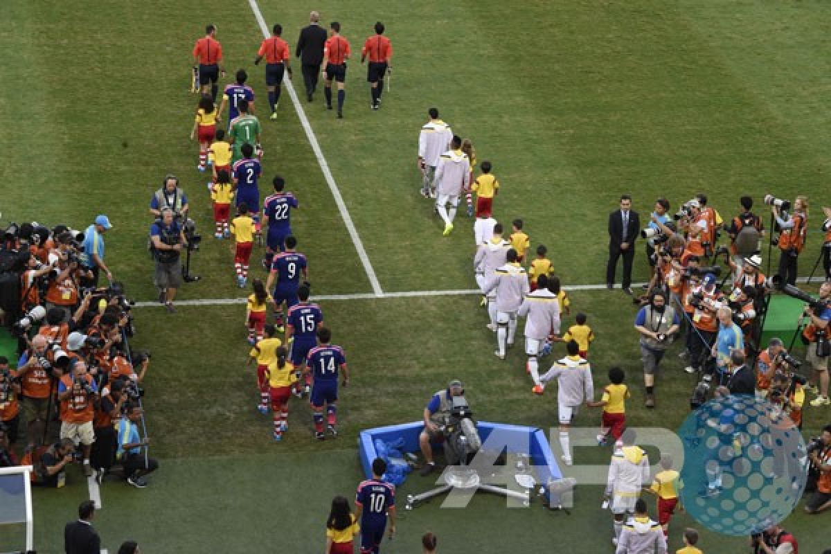 Susunan pemain Jepang vs Kolombia