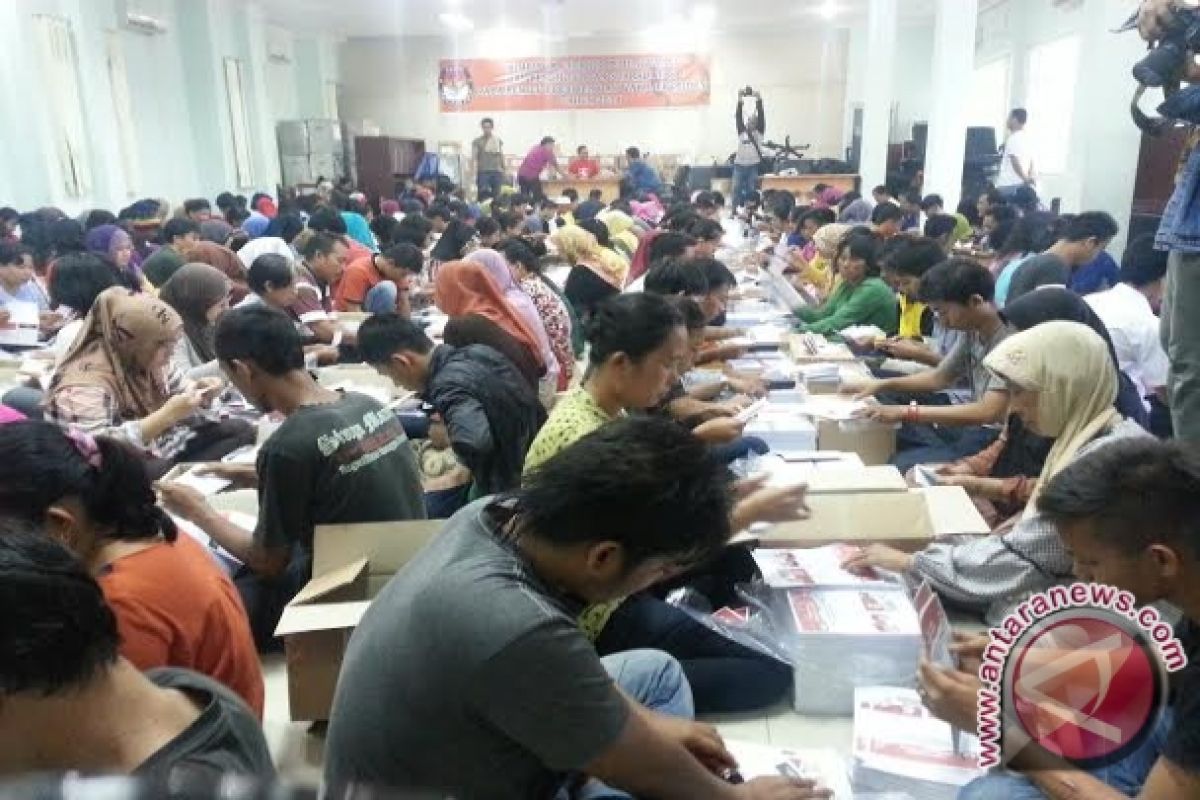 Pelipatan surat suara pilgub Sumsel di Kabupaten