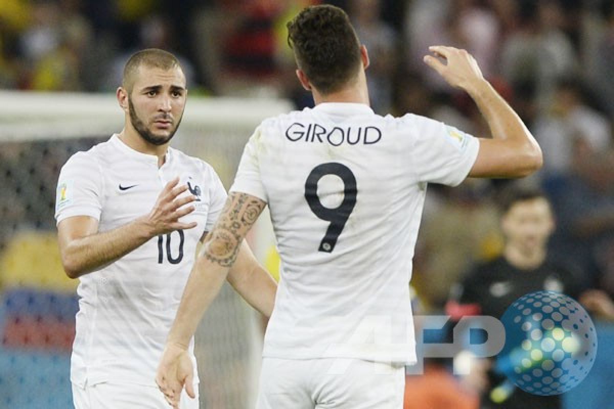 Giroud: skandal Benzema "coreng" semangat Prancis