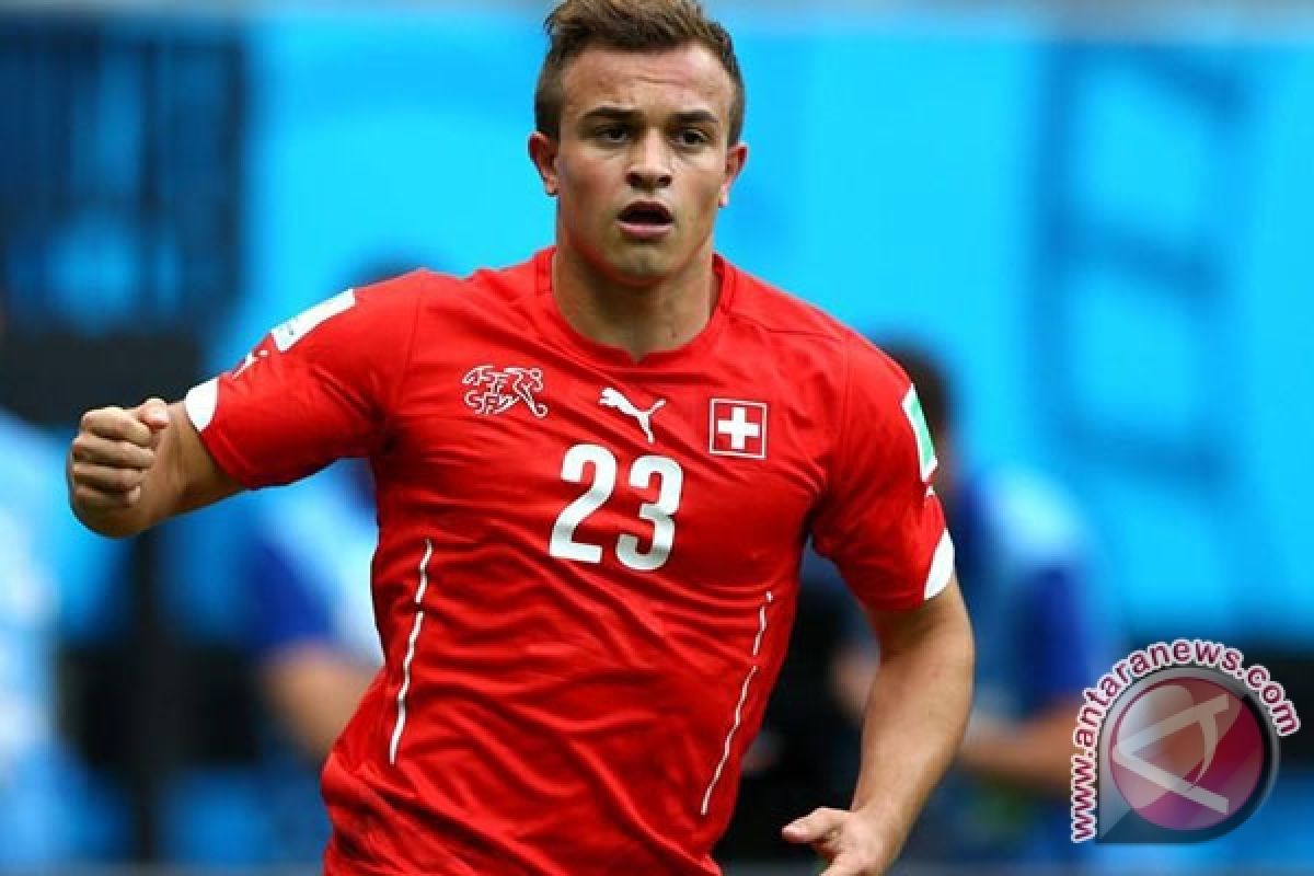 Hattrick Shaqiri bawa Swiss lolos ke 16 besar